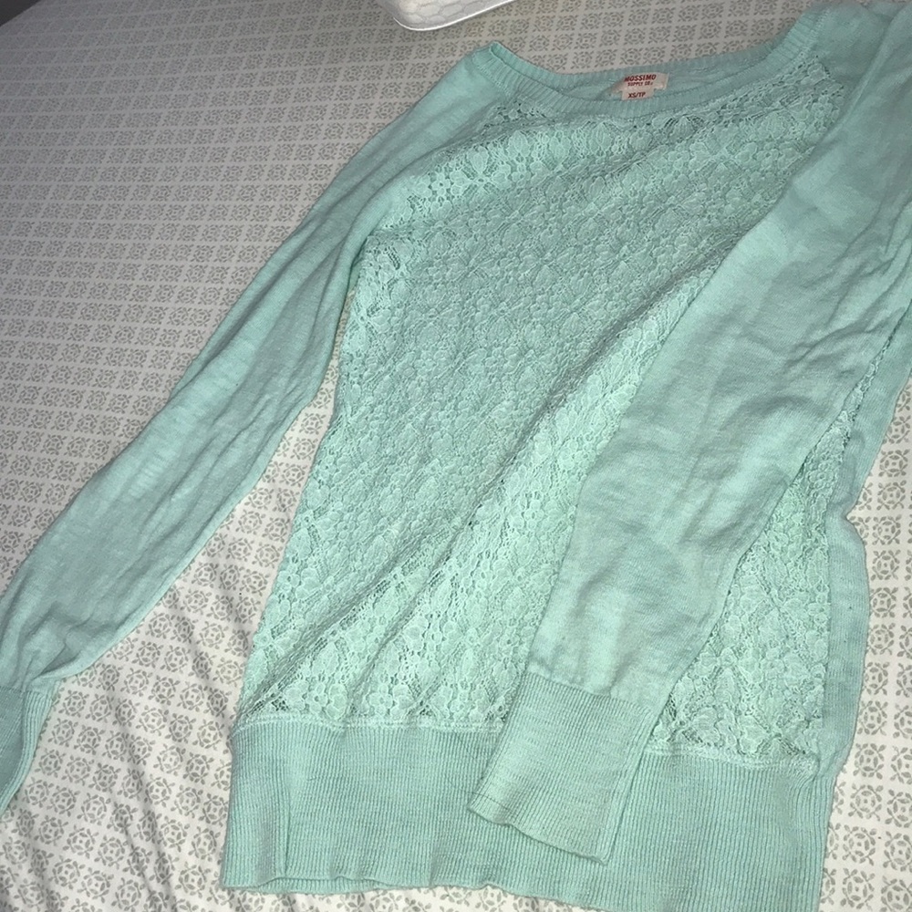 light sweater/tee
